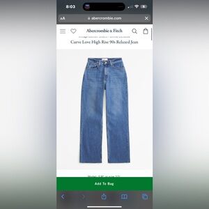 Abercrombie and Fitch Jeans